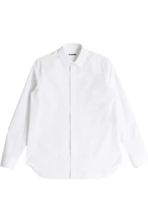 Jil Sander Heren, Overhemden, Wit, Maat: 2XL Katoen