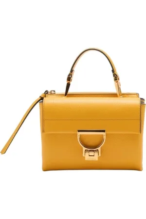 Coccinelle Dames, Tassen, Geel, Maat: ONE Size Leer