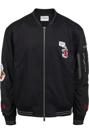 Iceberg Heren, Jassen, Zwart, Maat: M Nylon