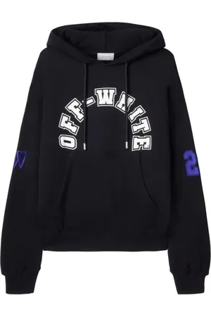OFF-WHITE Heren, Sweatshirts & Hoodies, Zwart, Maat: XS Katoen