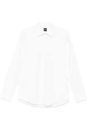 HUGO BOSS Heren, Overhemden, Wit, Maat: XL Katoen