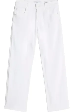 7 for all Mankind Dames, Jeans, Wit, Maat: W27 Katoen