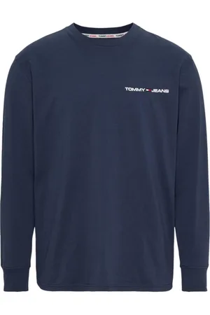 Tommy Hilfiger Heren, Tops, Blauw, Maat: XL Katoen