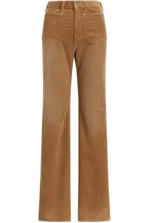 Ralph Lauren Dames, Broeken, Bruin, Maat: XL Corduroy
