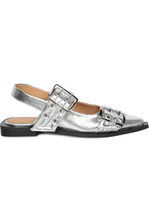 Ganni Dames, Schoenen, Grijs, Maat: 37 EU