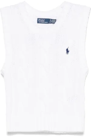 Ralph Lauren Dames, Truien, Wit, Maat: M Katoen