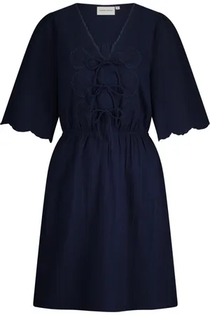 Fabienne Chapot Dames, Jurken, Blauw, Maat: S Katoen