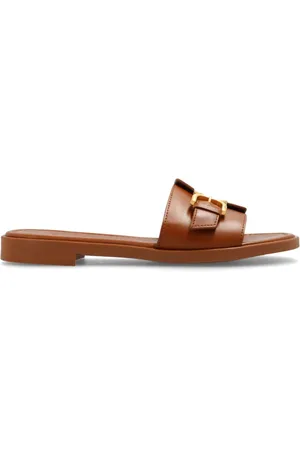 Chloé Dames, Schoenen, Bruin, Maat: 35 EU Leer
