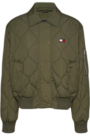 Tommy Hilfiger Dames, Jassen, Groen, Maat: XS Nylon