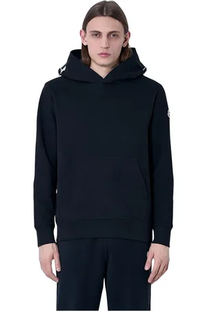 Moncler Heren, Sweatshirts & Hoodies, Zwart, Maat: XL Katoen