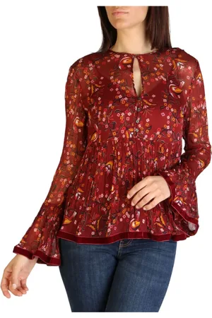 Tommy Hilfiger Dames, Blouses & Shirts, Rood, Maat: 2XS Viscose