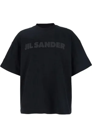 Jil Sander Heren, Tops, Zwart, Maat: S Katoen