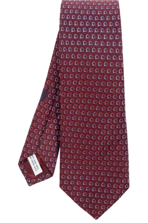 Salvatore Ferragamo Heren, Accessoires, Rood, Maat: ONE Size Zijde