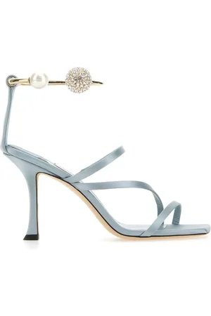 Jimmy Choo Dames, Schoenen, Blauw, Maat: 40 EU Satijn