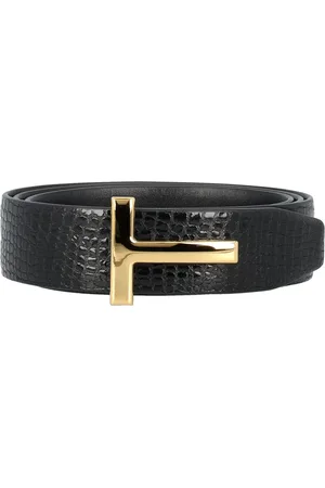 Tom Ford Heren, Accessoires, Zwart, Maat: 100 CM Leer