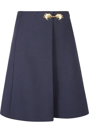 VALENTINO GARAVANI Dames, Rokken, Blauw, Maat: XS Wol