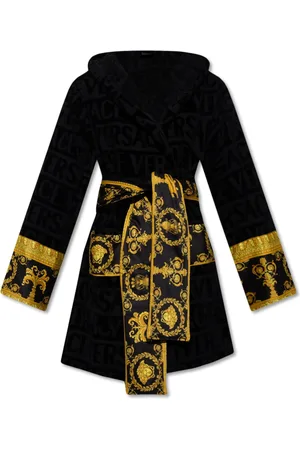 VERSACE Heren, Nachtkleding & Lounge, Zwart, Maat: L Katoen