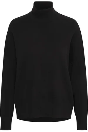 INWEAR Dames, Truien, Zwart, Maat: M Katoen