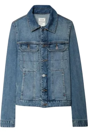 Zadig & Voltaire Dames, Jassen, Blauw, Maat: M Katoen