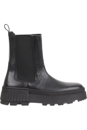 Tommy Hilfiger Heren, Schoenen, Zwart, Maat: 46 EU Leer