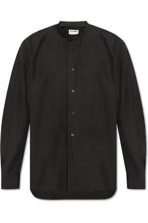 Jil Sander Heren, Overhemden, Zwart, Maat: XL Katoen