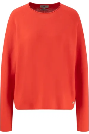 Fynch-Hatton Dames, Truien, Rood, Maat: 2XL Katoen