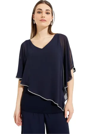 Joseph Ribkoff Dames, Blouses & Shirts, Blauw, Maat: L