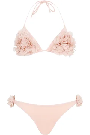 LA REVECHE Dames, Badkleding, Roze, Maat: L Leer