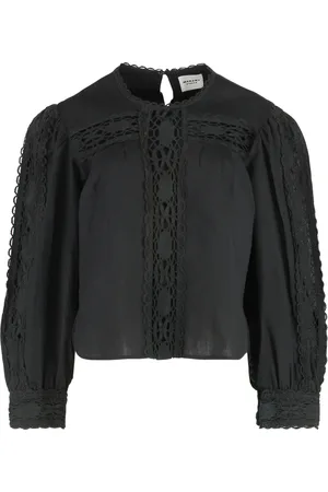 Isabel Marant Dames, Blouses & Shirts, Zwart, Maat: XS Linnen