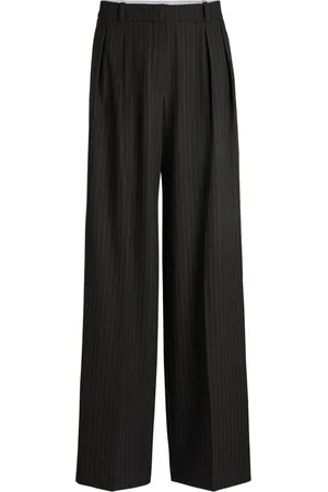 HUGO BOSS Dames, Broeken, Zwart, Maat: S Viscose