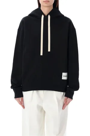 Jil Sander Dames, Sweatshirts & Hoodies, Zwart, Maat: XS Katoen