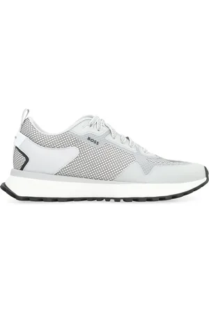 HUGO BOSS Heren, Schoenen, Grijs, Maat: 44 EU Poliester