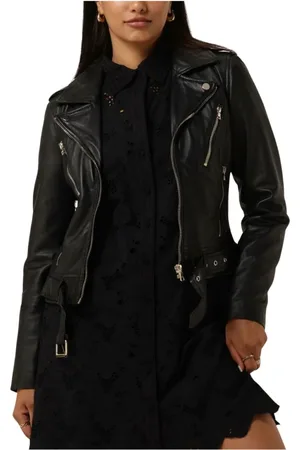 Ibana Dames, Jassen, Zwart, Maat: XS Leer
