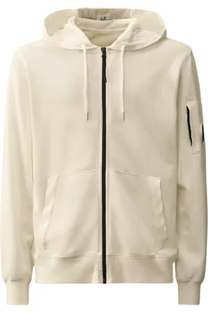 C.P. Company Heren, Sweatshirts & Hoodies, Wit, Maat: 2XL Fleece