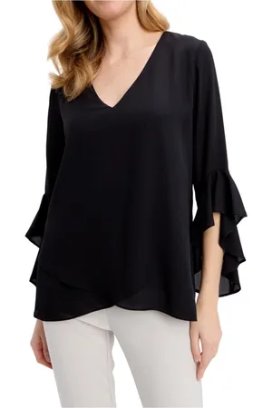 Joseph Ribkoff Dames, Blouses & Shirts, Zwart, Maat: L