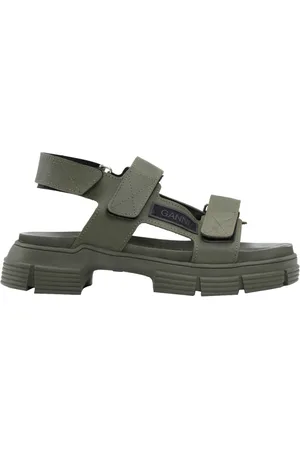 Ganni Dames, Schoenen, Groen, Maat: 40 EU Poliester