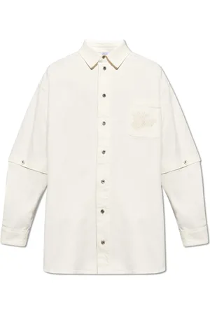 OFF-WHITE Heren, Overhemden, , Maat: M Denim