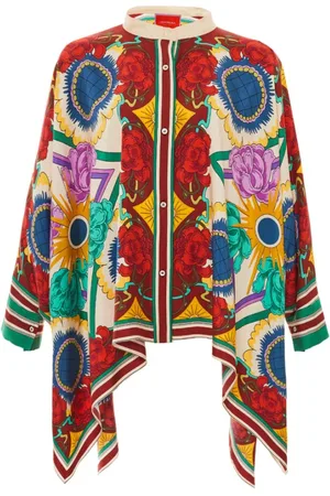 La DoubleJ Dames, Blouses & Shirts, Veelkleurig, Maat: XL Zijde