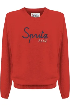 MC2 SAINT BARTH Heren, Truien, Rood, Maat: 2XL Wol