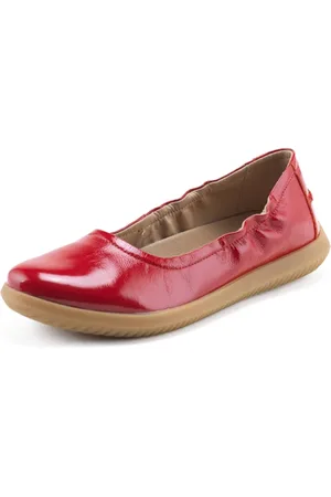 Nature Dames, Schoenen, Rood, Maat: 36 EU Leer