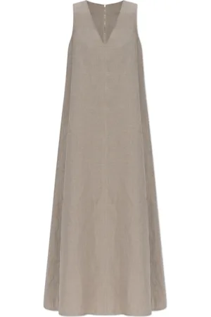 Max Mara Dames, Jurken, Grijs, Maat: XS Linnen