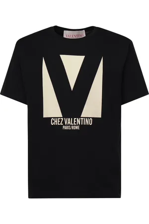 VALENTINO GARAVANI Heren, Tops, Zwart, Maat: 2XL Katoen