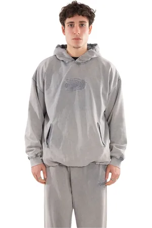Diesel Heren, Sweatshirts & Hoodies, Grijs, Maat: S