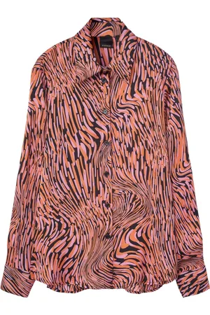 Pinko Dames, Blouses & Shirts, Veelkleurig, Maat: XS Satijn