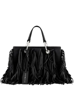 Emporio Armani Dames, Tassen, Zwart, Maat: ONE Size Suède