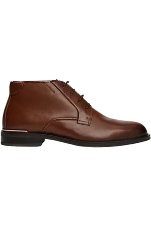 Tommy Hilfiger Heren, Schoenen, Bruin, Maat: 44 EU Leer