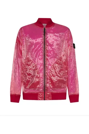 Stone Island Heren, Jassen, Roze, Maat: L Polyamide