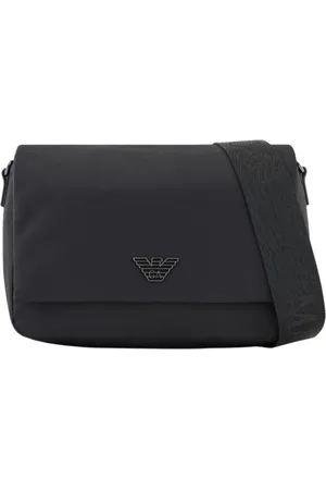 Emporio Armani Heren, Tassen, Zwart, Maat: ONE Size Nylon