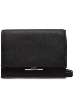 Calvin Klein Dames, Tassen, Zwart, Maat: ONE Size Leer