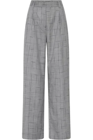 Bruuns Bazaar Dames, Broeken, Grijs, Maat: XS Viscose
